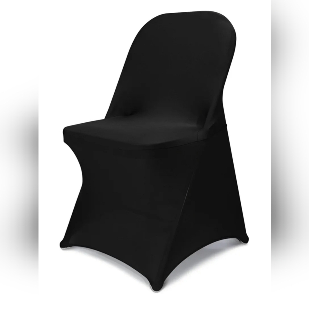 Black Event Banquet Chair Covers